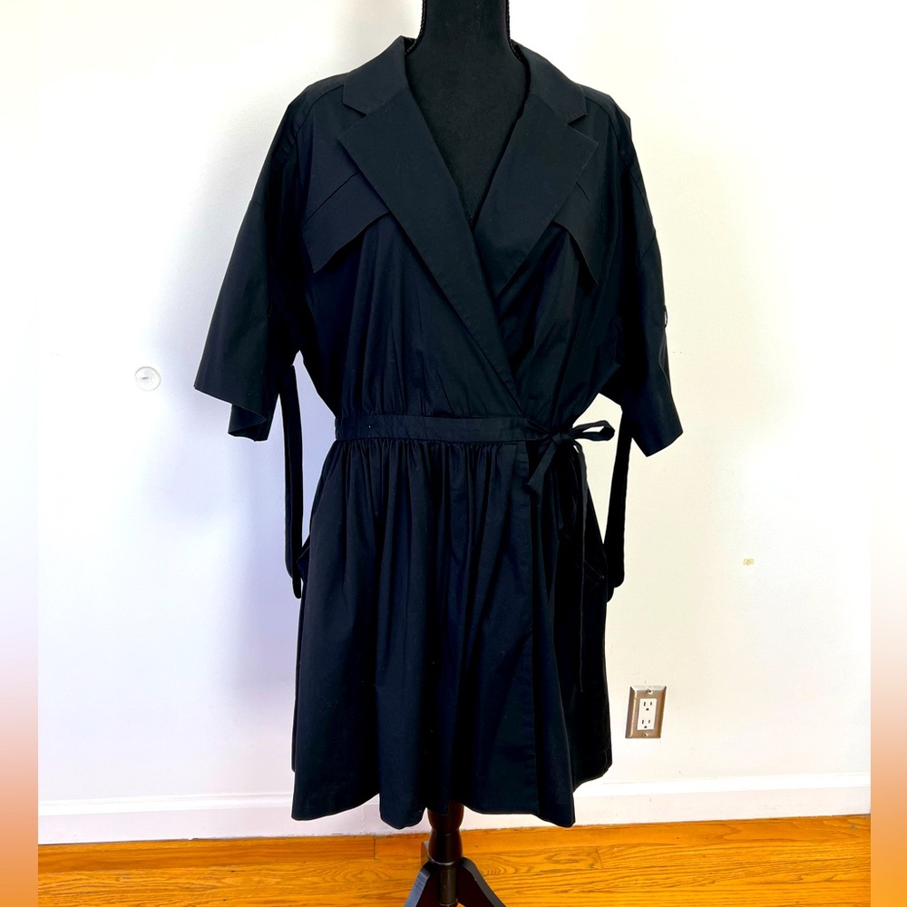 Vintage BR Black Label Mini Shirt Dress Sz 14